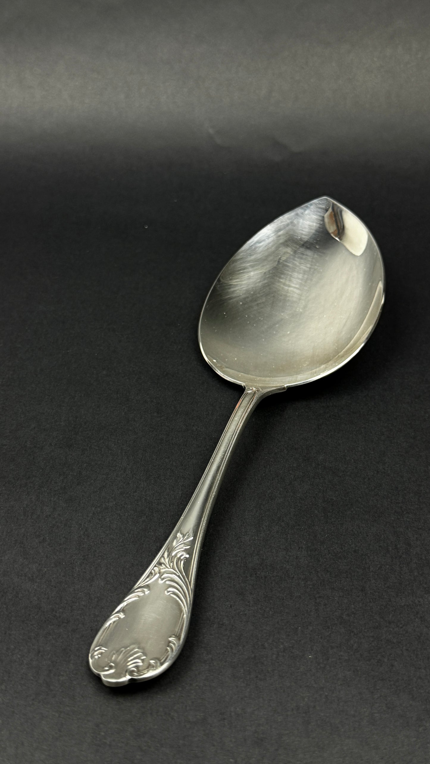 Cuillere a servir la glace Christofle Marly metal argente neuve  annees 80