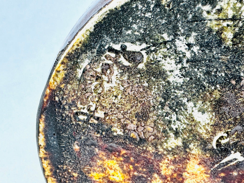 Vase cylindrique en grès émaillé Accolay, vers 1960