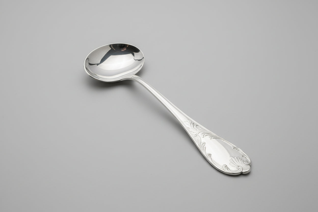 Cuillere a sauce Christofle Marly metal argente annees 80