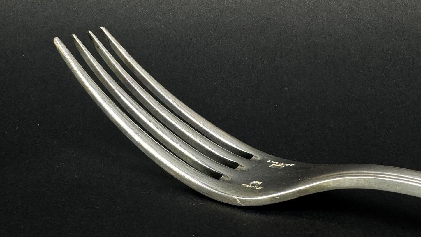 6 fourchettes de table Christofle America metal argente