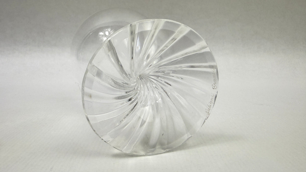 Lalique France – Rambouillet – 6 verres à vin blanc en cristal – 11 cm
