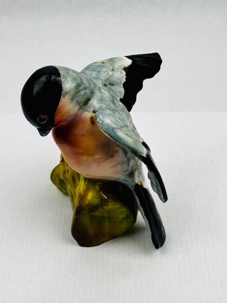 Rouge-gorge en porcelaine émaillée – Crown Staffordshire, modèle J. T. Jones