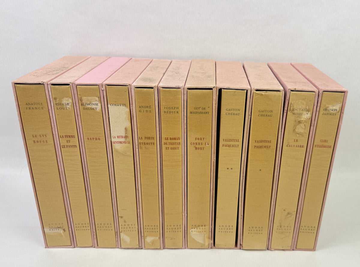 Gaston Chérau – Valentine Pacquault, 2 volumes, eau-forte de Jacquemin, Imprimerie Nationale / André Sauret, ex. n° 1225