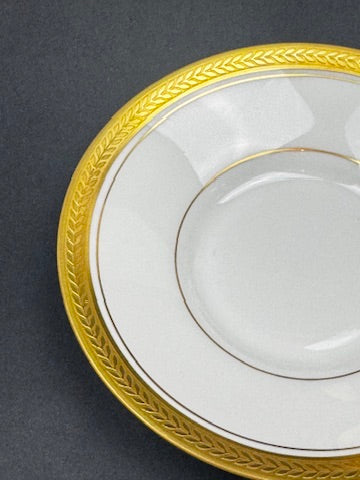 Service à café Limoges Ancienne Fabrique Royale incrustation or