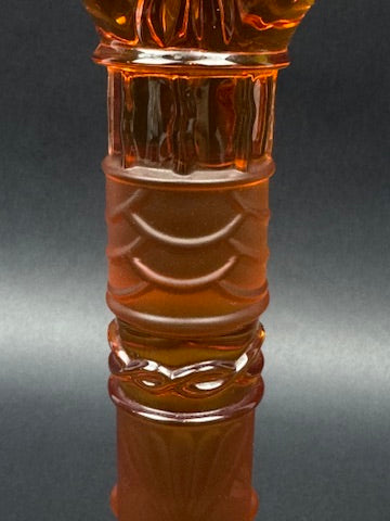 Totem « La Sirène » en cristal Saint-Louis signé Annie Faivre