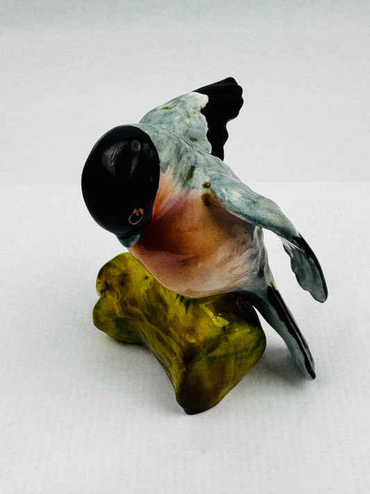 Rouge-gorge en porcelaine émaillée – Crown Staffordshire, modèle J. T. Jones