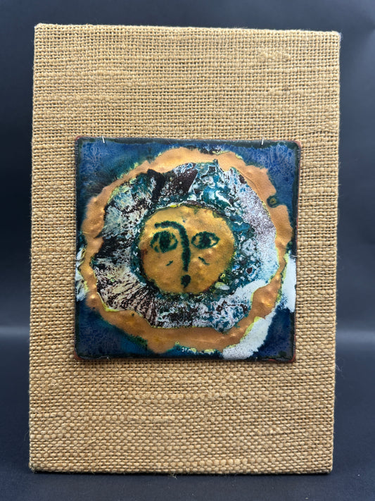 Bernadette Lépinois, émail sur cuivre, Soleil c. 70