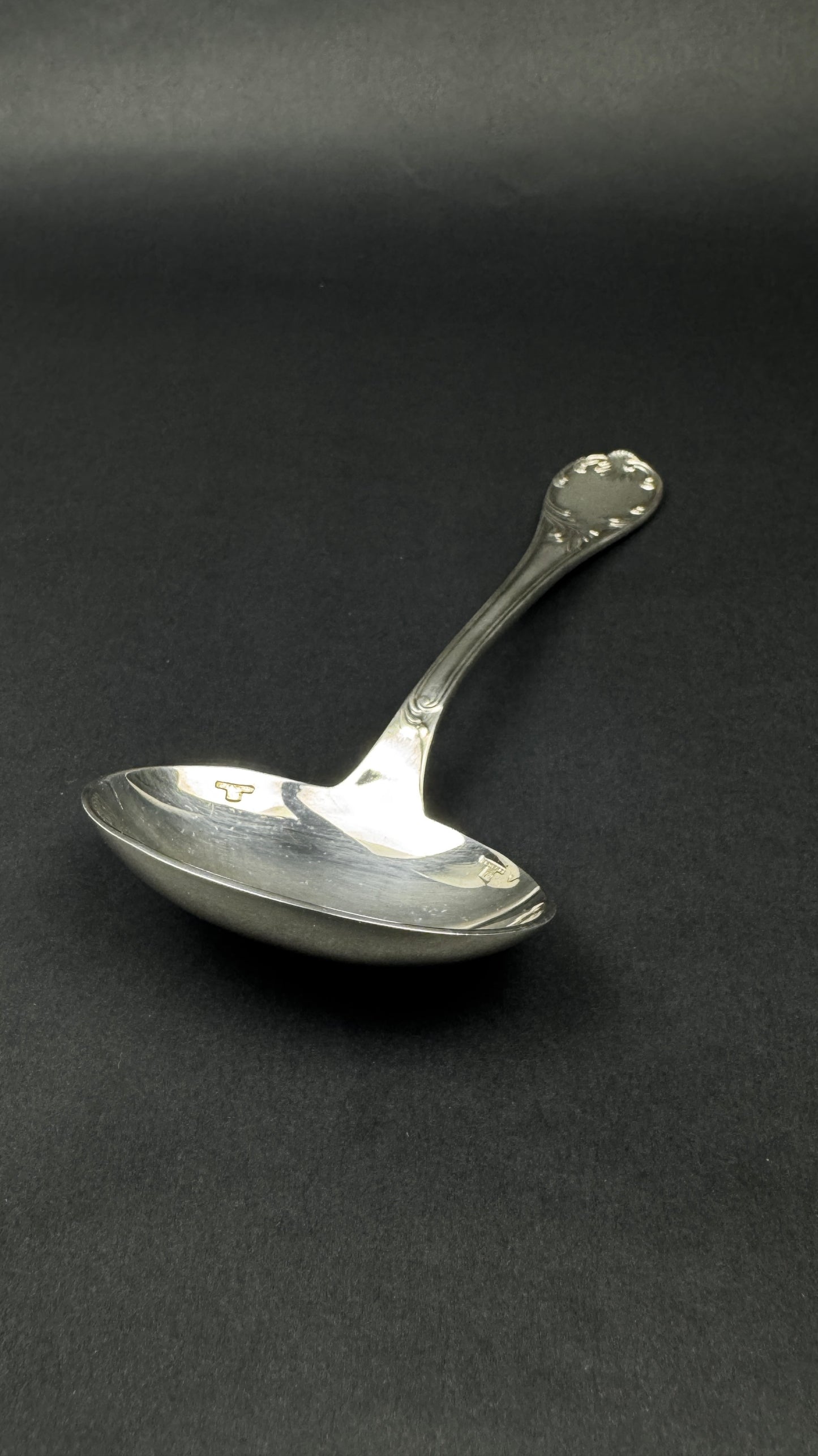 Cuillere a sauce Christofle Marly metal argente annees 80