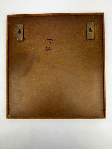 Panneau mural en céramique émaillée TF 61/66 Tanu n°50 années 60