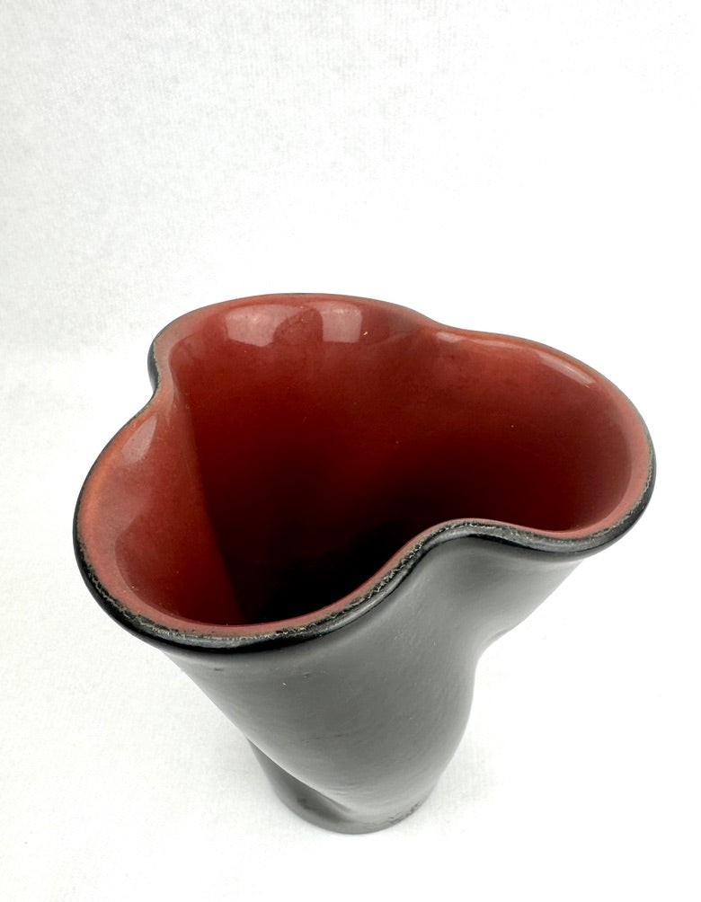 Vase torsadé moderniste Fernand Elchinger, France, années 1950