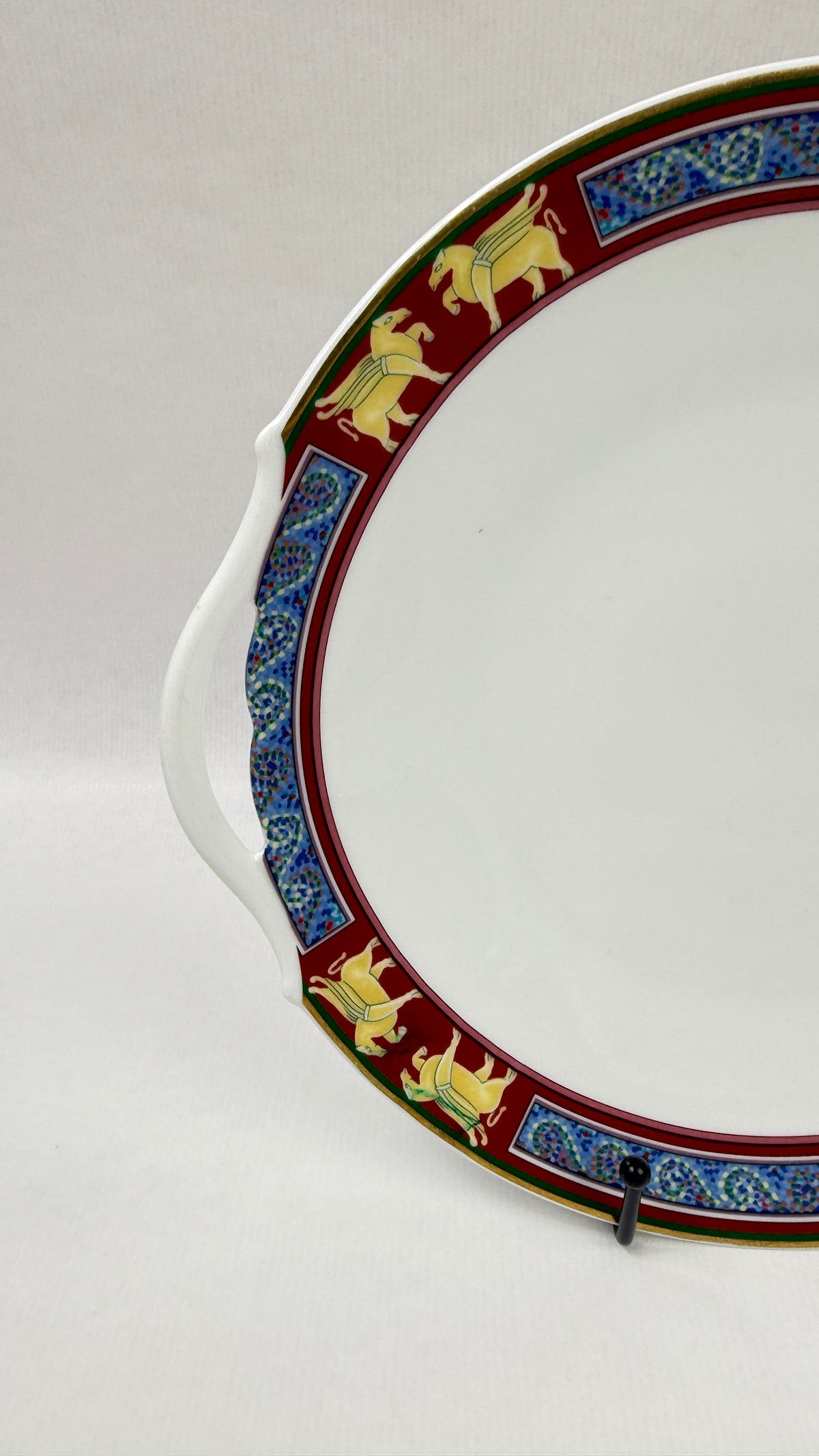 Raynaud Limoges – Plat à tarte à anses modèle Pégase – 26 cm
