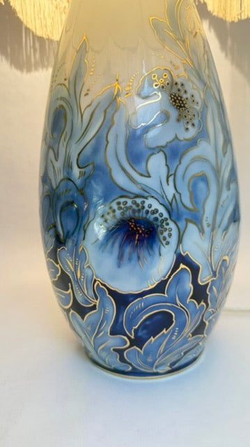 Camille Tharaud — Important vase en porcelaine de Limoges monté en lampe