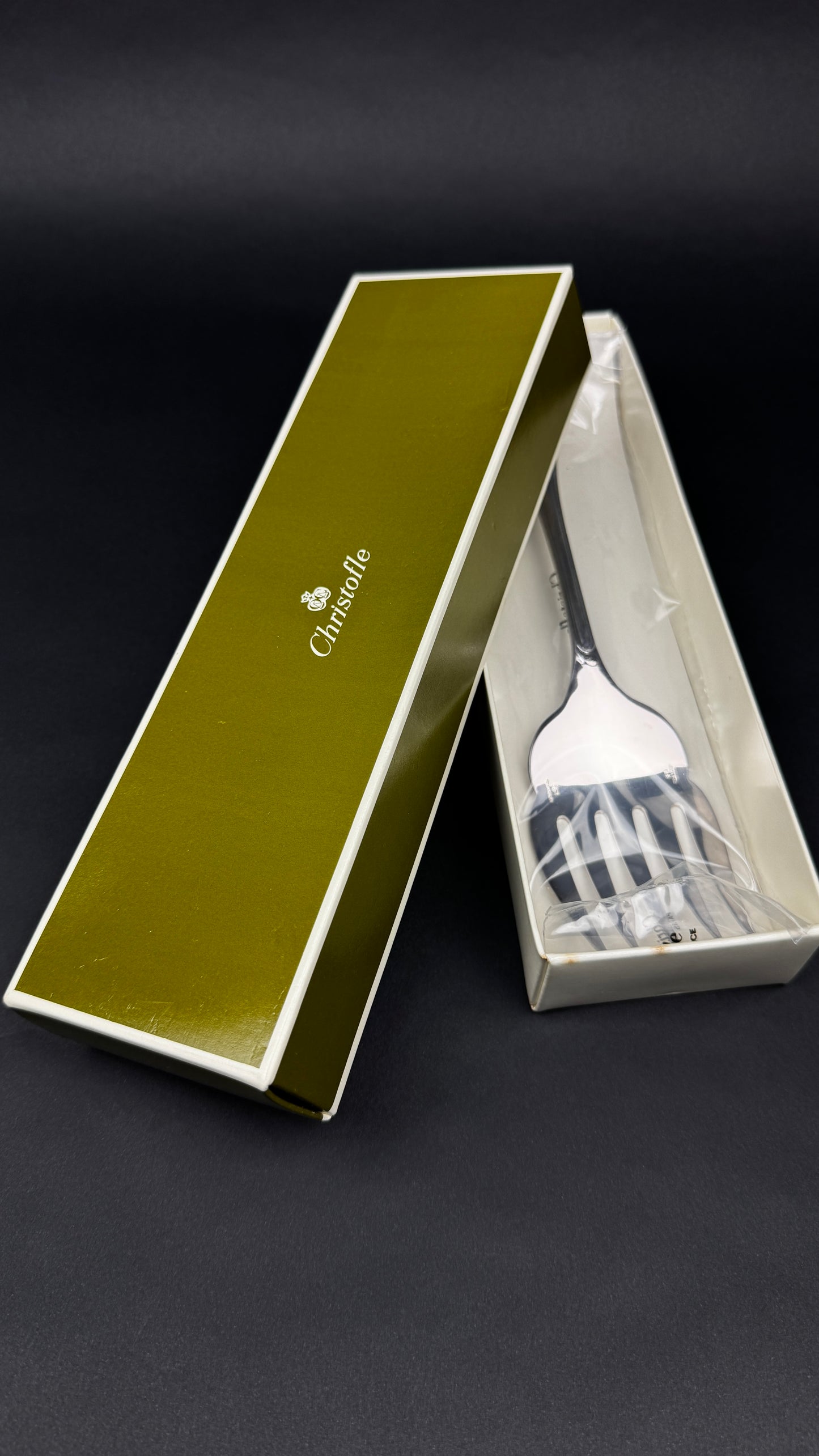 Fourchette servir le poisson Christofle Marly n°80 metal argente neuve années 80