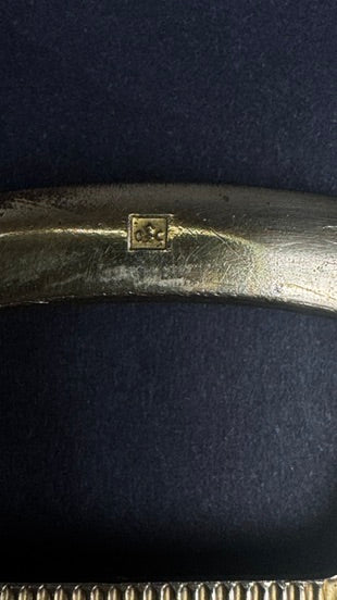 Décapsuleur Christofle métal doré à l’effigie de Charles Christofle – avec boîte d’origine