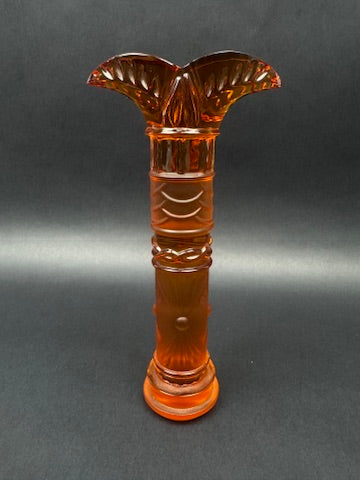 Totem « La Sirène » en cristal Saint-Louis signé Annie Faivre