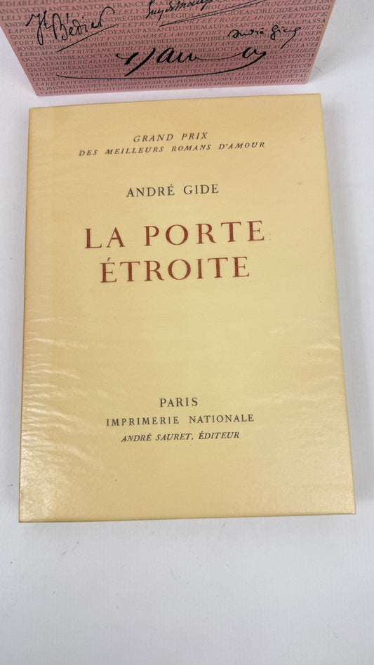 André Gide – La Porte étroite, eau-forte de Pierre-Yves Trémois, Imprimerie Nationale / André Sauret, ex. n° 1225