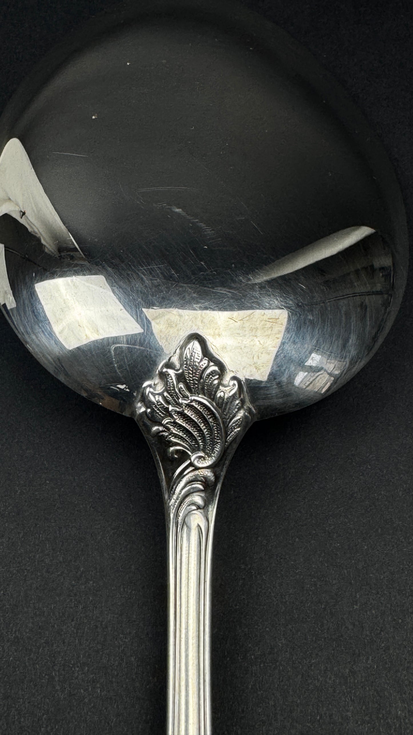 Cuillere a servir la glace Christofle Marly metal argente neuve  annees 80