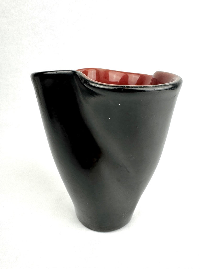 Vase torsadé moderniste Fernand Elchinger, France, années 1950