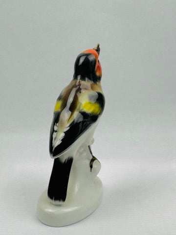 Chardonneret élégant en porcelaine – Gerold Porzellan Bavaria, Allemagne