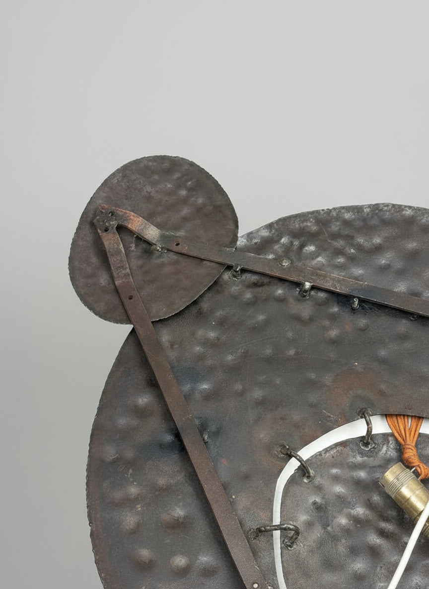 Ensemble de sculptures murales brutalistes signées B + D, vers 1965–1975