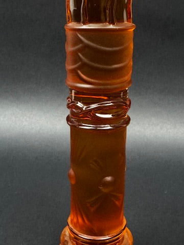 Totem « La Sirène » en cristal Saint-Louis signé Annie Faivre