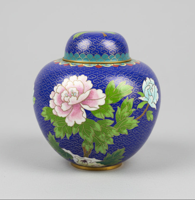 Pot à gingembre en émail cloisonné