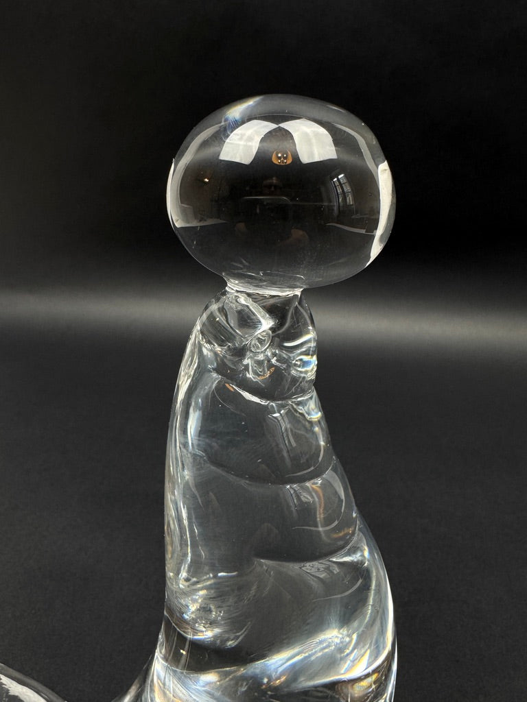 Otarie jouant avec un ballon Verre soufflé de Murano – vers 1970