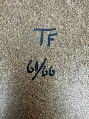 Panneau mural en céramique émaillée TF 61/66 Tanu n°50 années 60