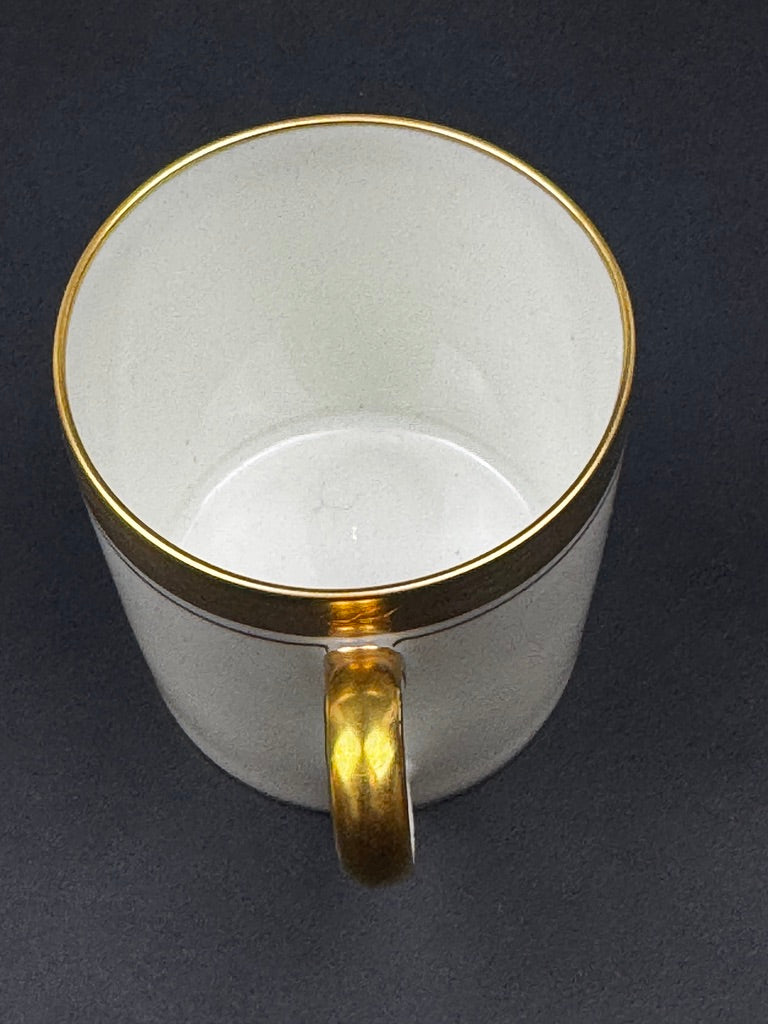 Service à café Limoges Ancienne Fabrique Royale incrustation or