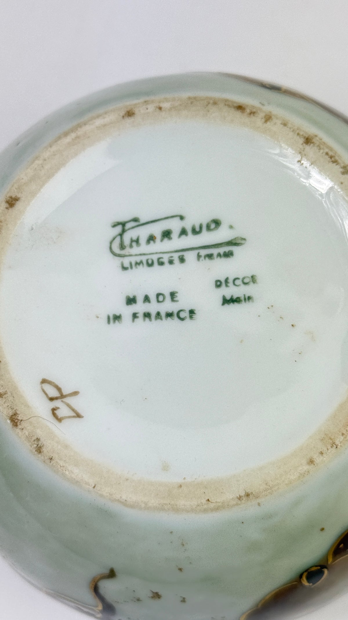 Camille Tharaud à Limoges – Vase boule en porcelaine, décor main