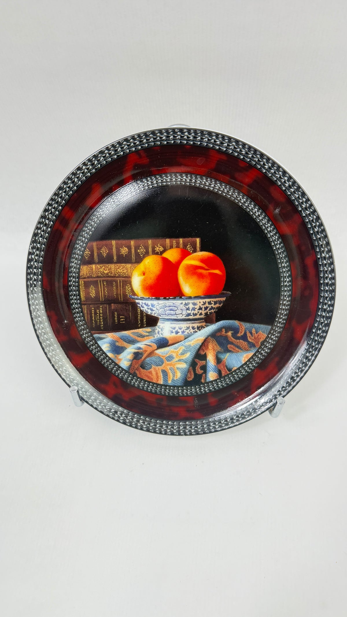 Bernardaud Limoges Ensemble « Fruits rouges » par Jean-Claude Chauray, 7 pièces