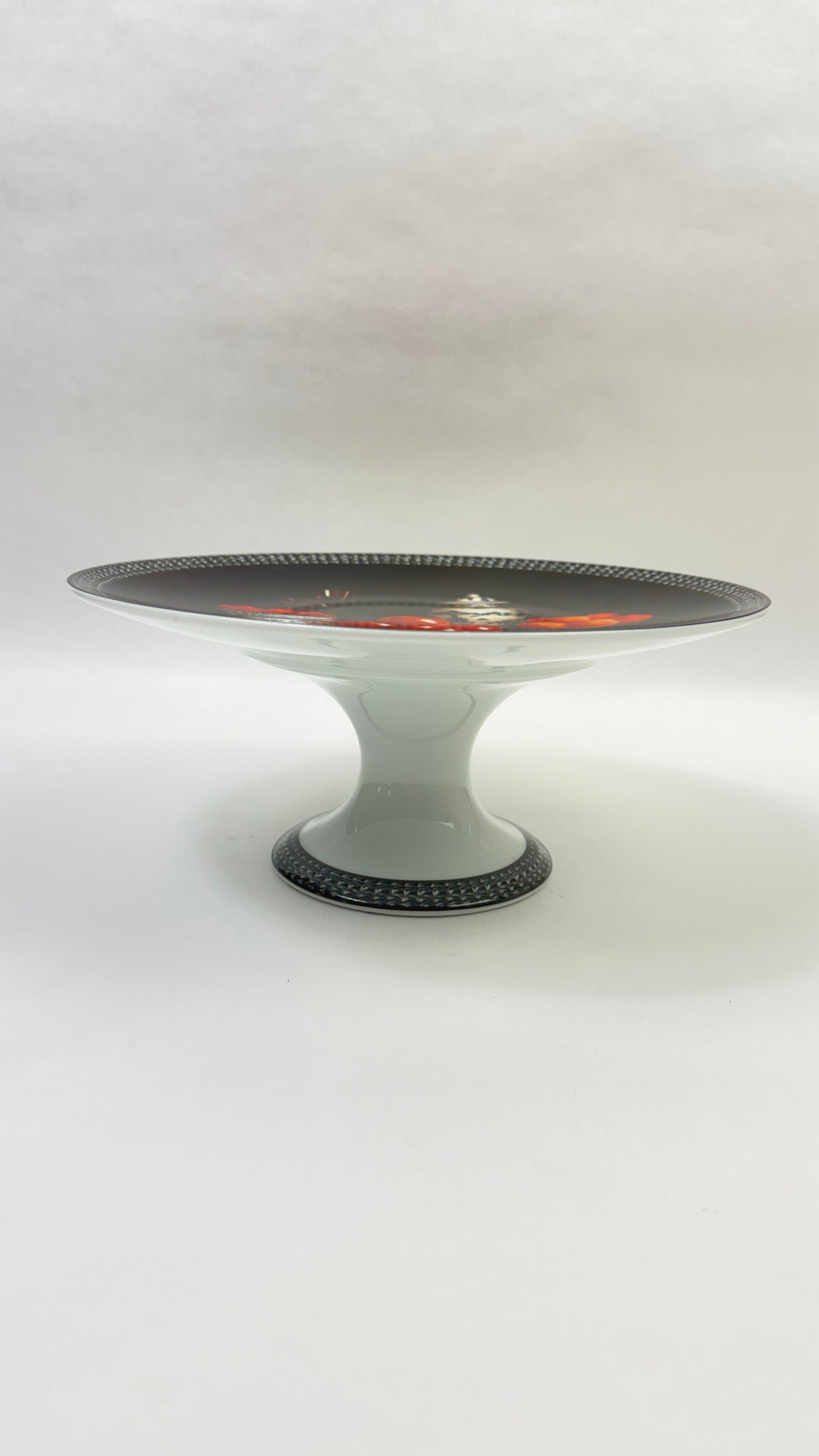 Jean-Claude Chauray pour Bernardaud compotier en porcelaine "Fruits aux coupes"