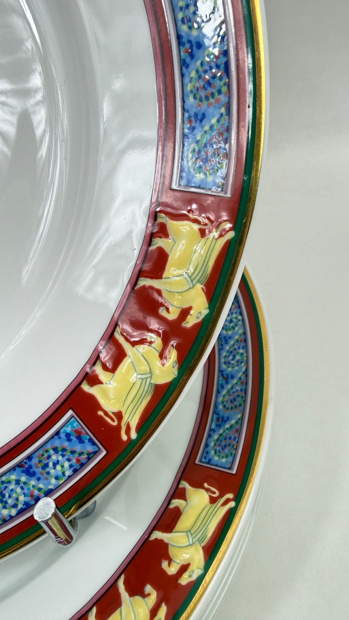 Raynaud Limoges assiette plate Pégase 22,5 cm