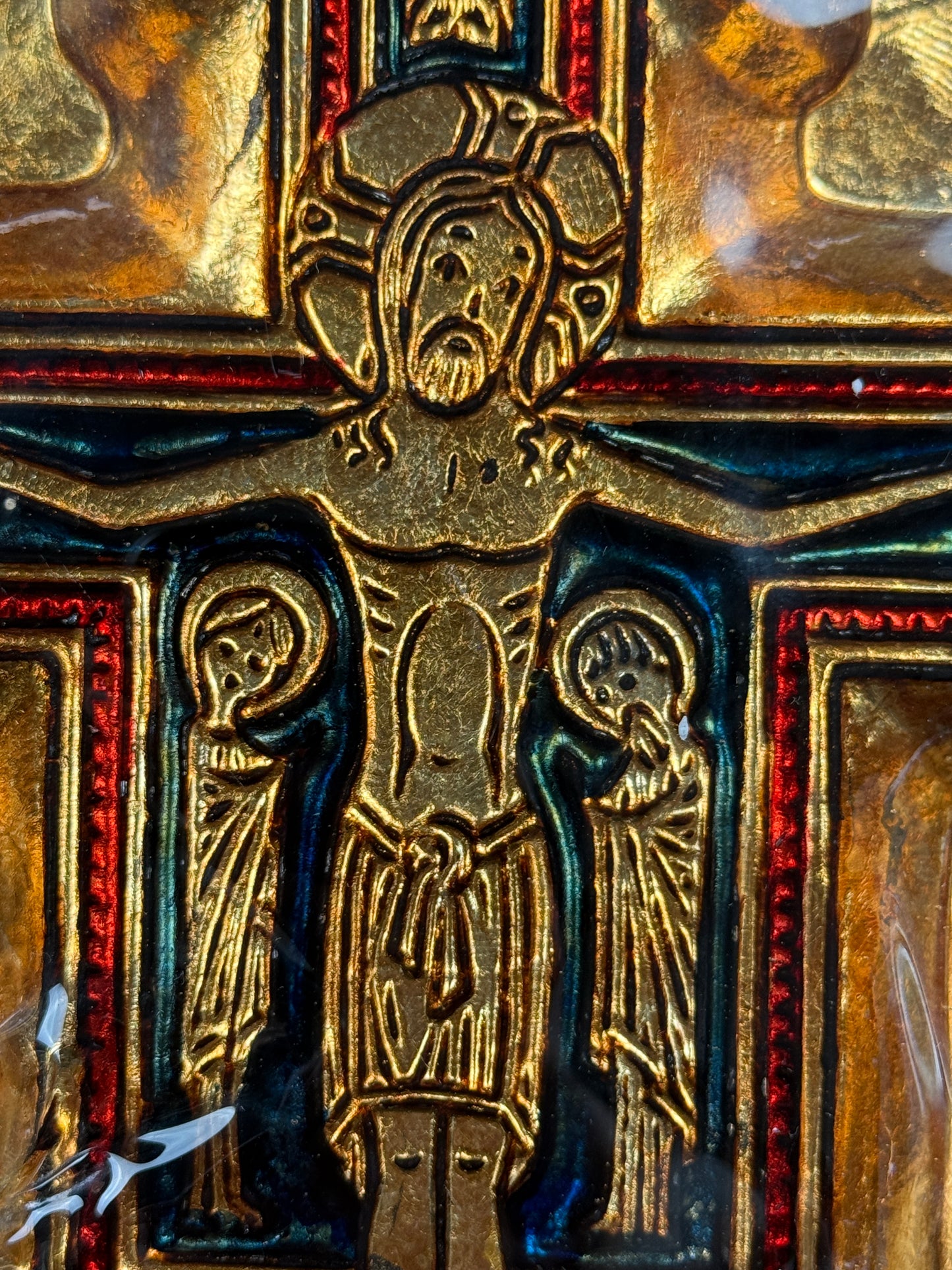 plaque en verre de Murano, Christ Roman