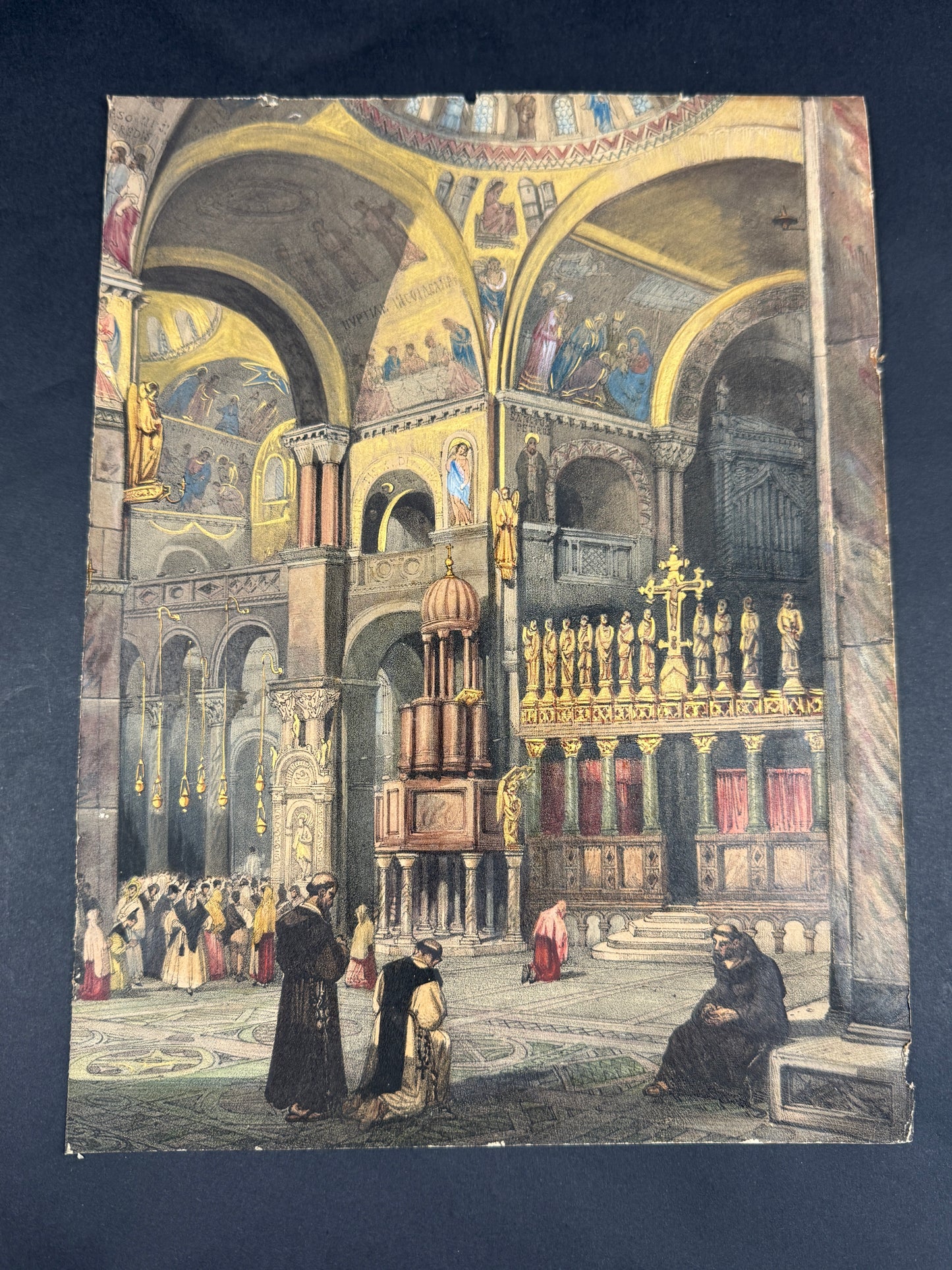 Adolphe Rouargue, 1837, Venise les principaux monuments, Basilica di San Marco