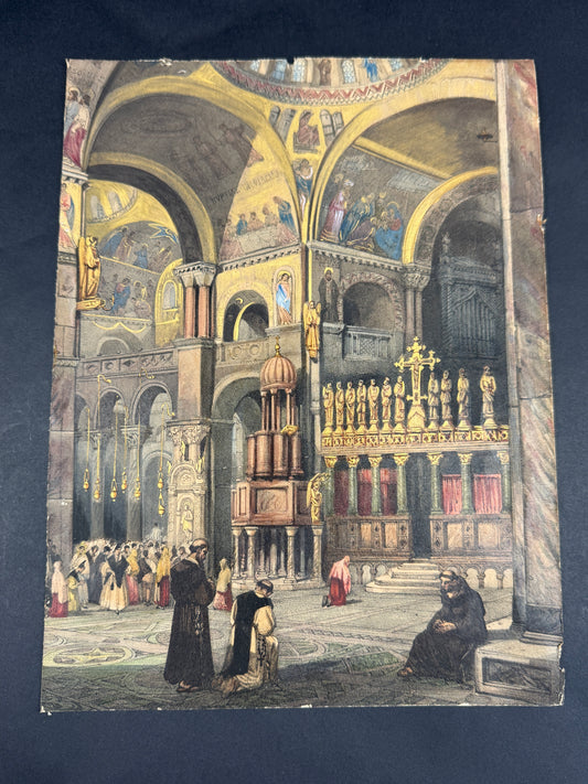 Adolphe Rouargue, 1837, Venise les principaux monuments, Basilica di San Marco
