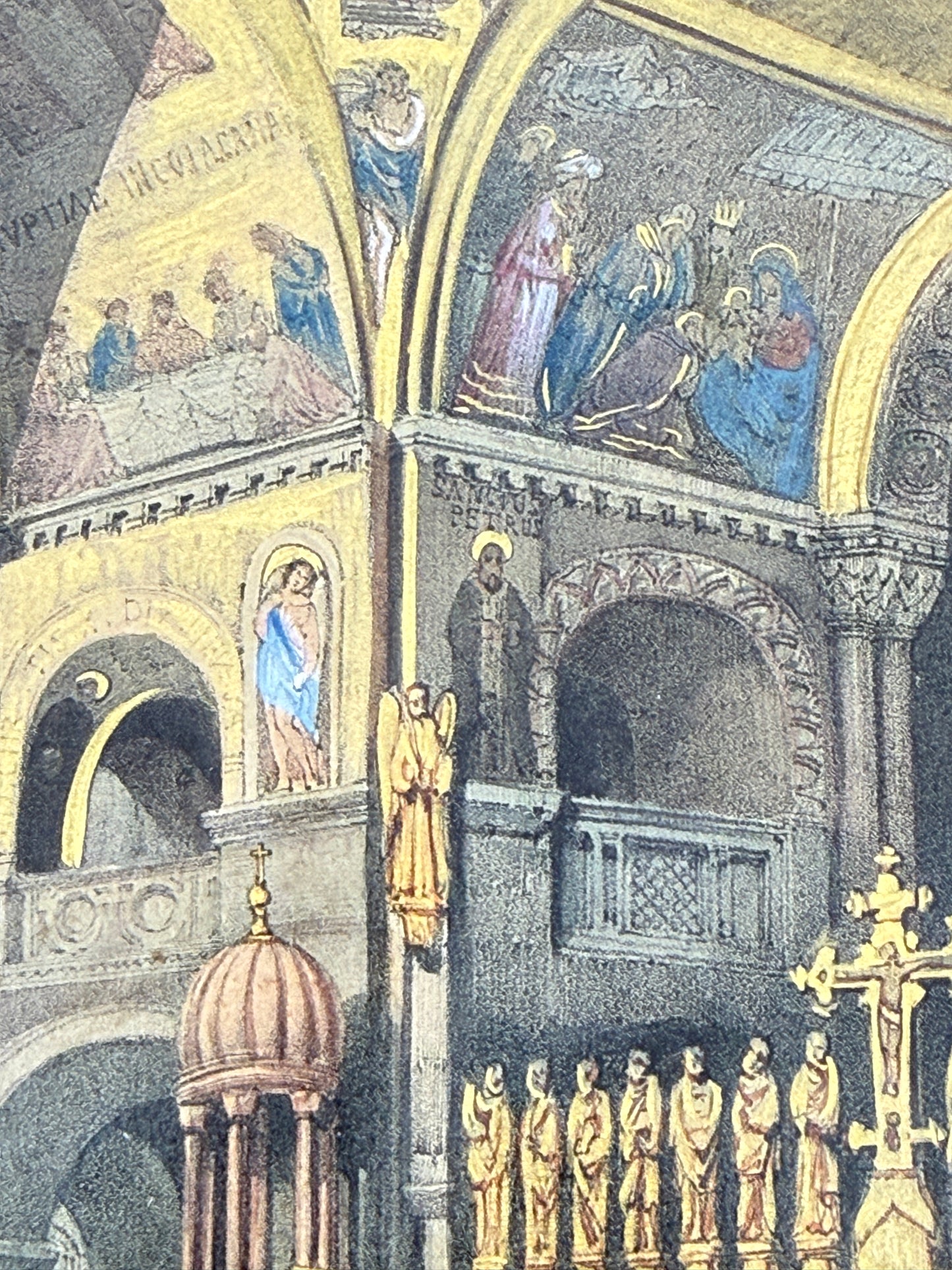 Adolphe Rouargue, 1837, Venise les principaux monuments, Basilica di San Marco