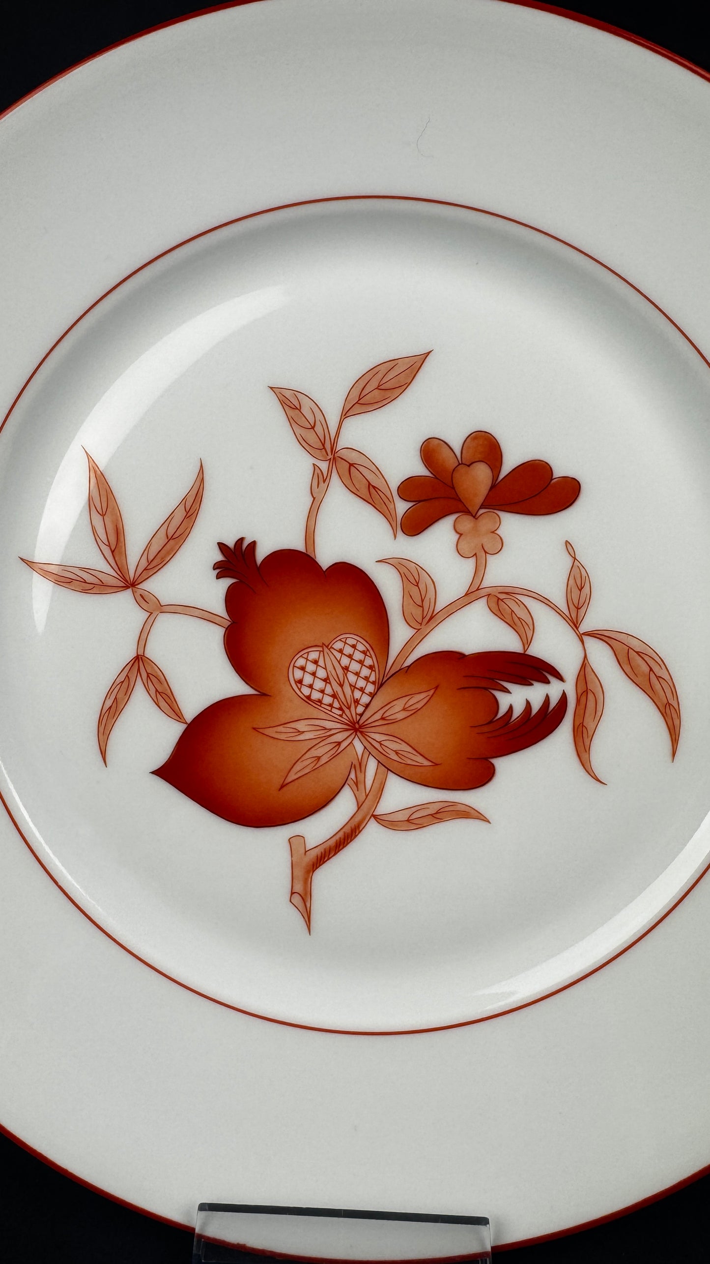 Haviland Limoges Service de 6 assiettes plates, modèle Sou-Tcheou