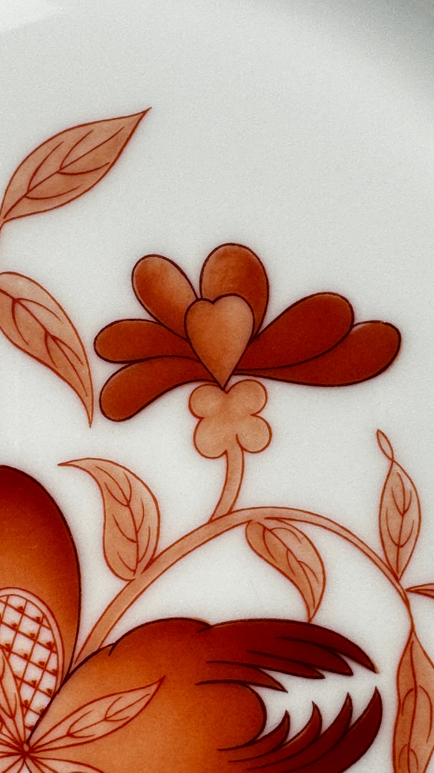 Haviland Limoges Service de 6 assiettes plates, modèle Sou-Tcheou