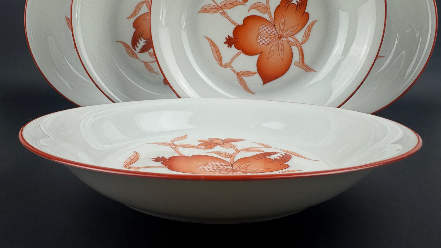 Haviland Limoges Service de 6 assiettes creuses, modèle Sou-Tcheou
