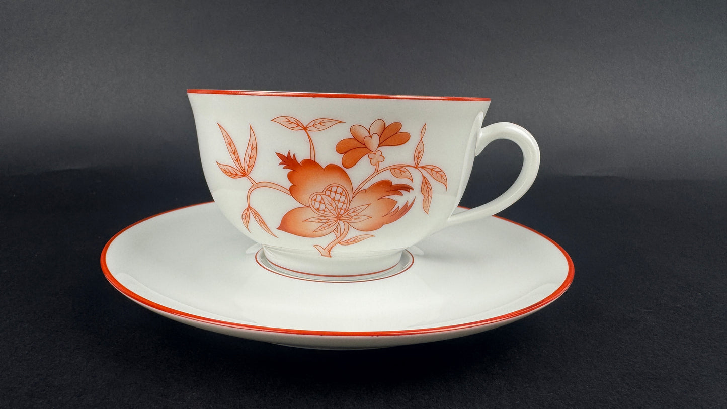 Série de 6 tasses à thé Haviland Sou Tchéou