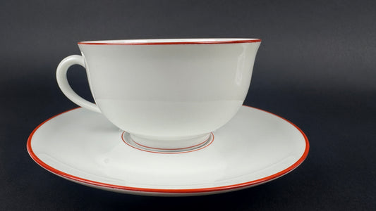 Série de 6 tasses à thé Haviland Sou Tchéou