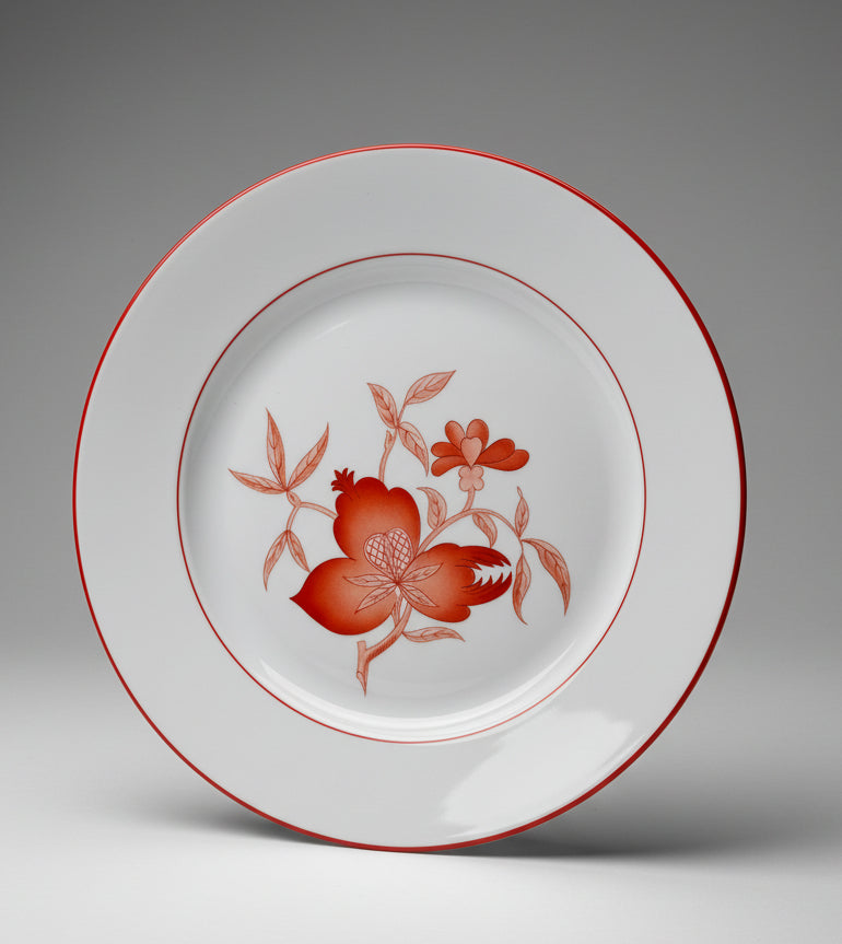 Grand plat en porcelaine de Limoges, manufacture Haviland, modèle Sou-Tcheou.