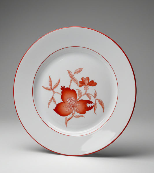 Grand plat en porcelaine de Limoges, manufacture Haviland, modèle Sou-Tcheou.
