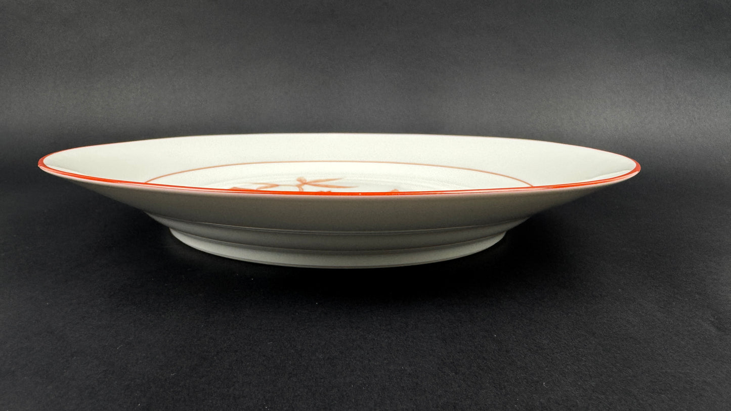 Grand plat en porcelaine de Limoges, manufacture Haviland, modèle Sou-Tcheou.