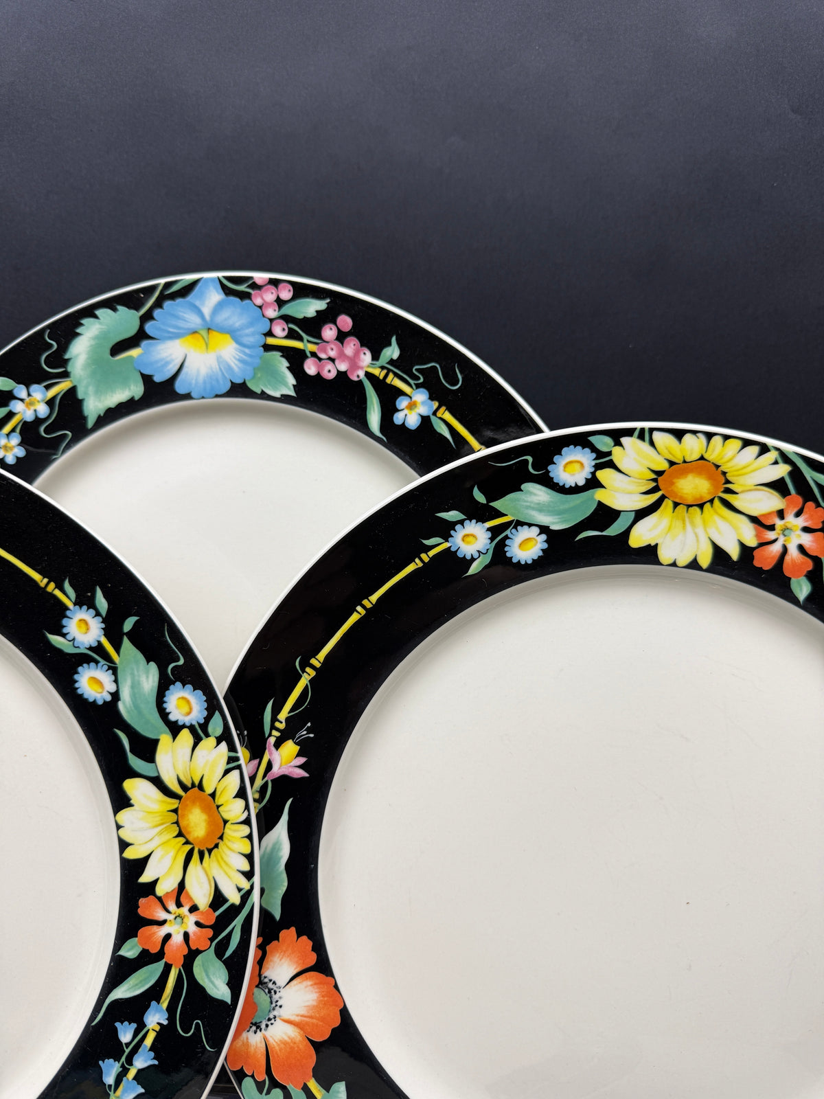 Villeroy & Boch, Suite de 6 assiettes à dîner modèle Xenia