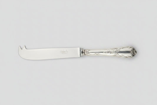Christofle, couteau de service à fromage en métal argenté modèle Marly