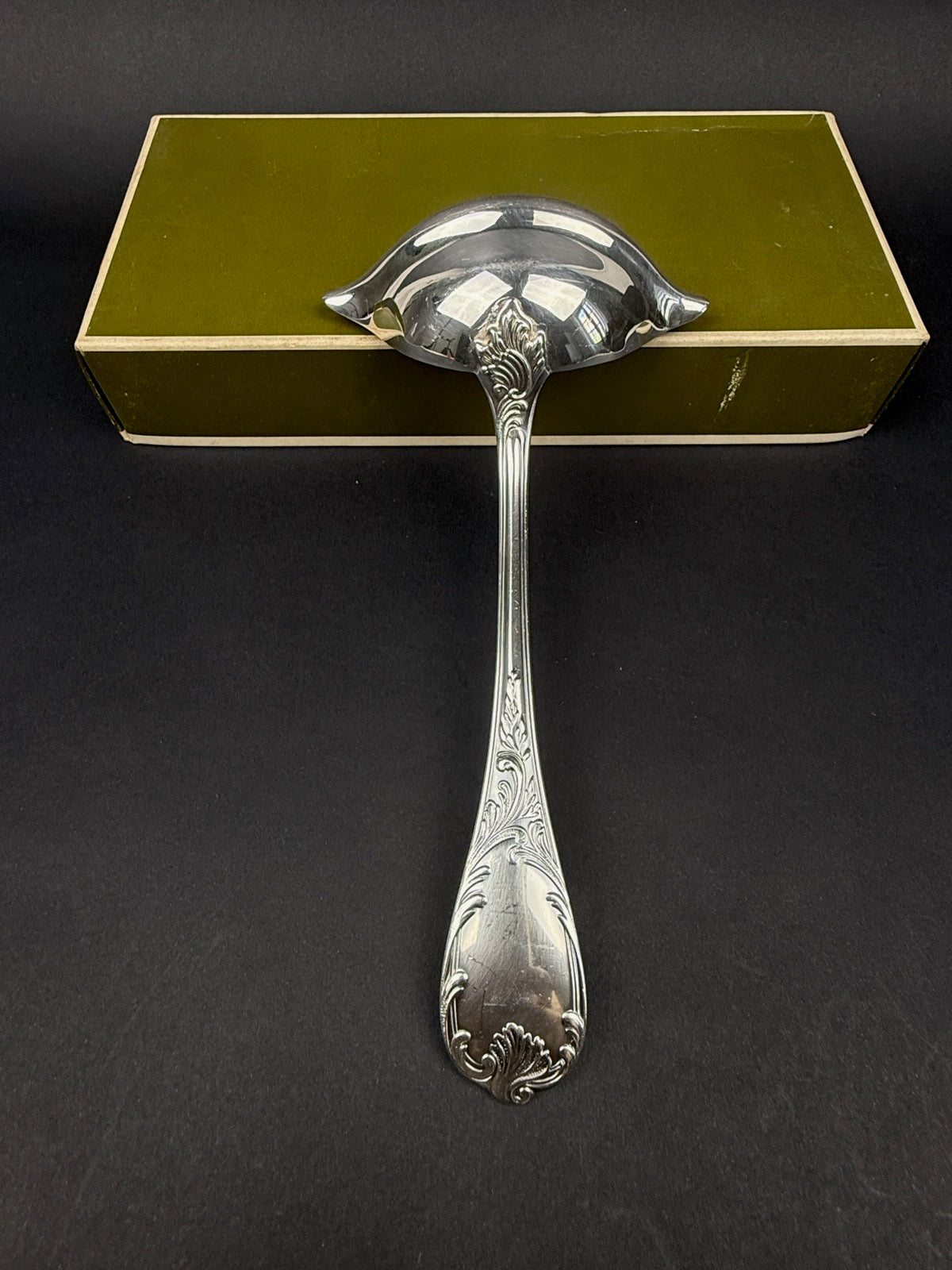 Christofle, modèle Marly, cuillère à sauce maigre et gras