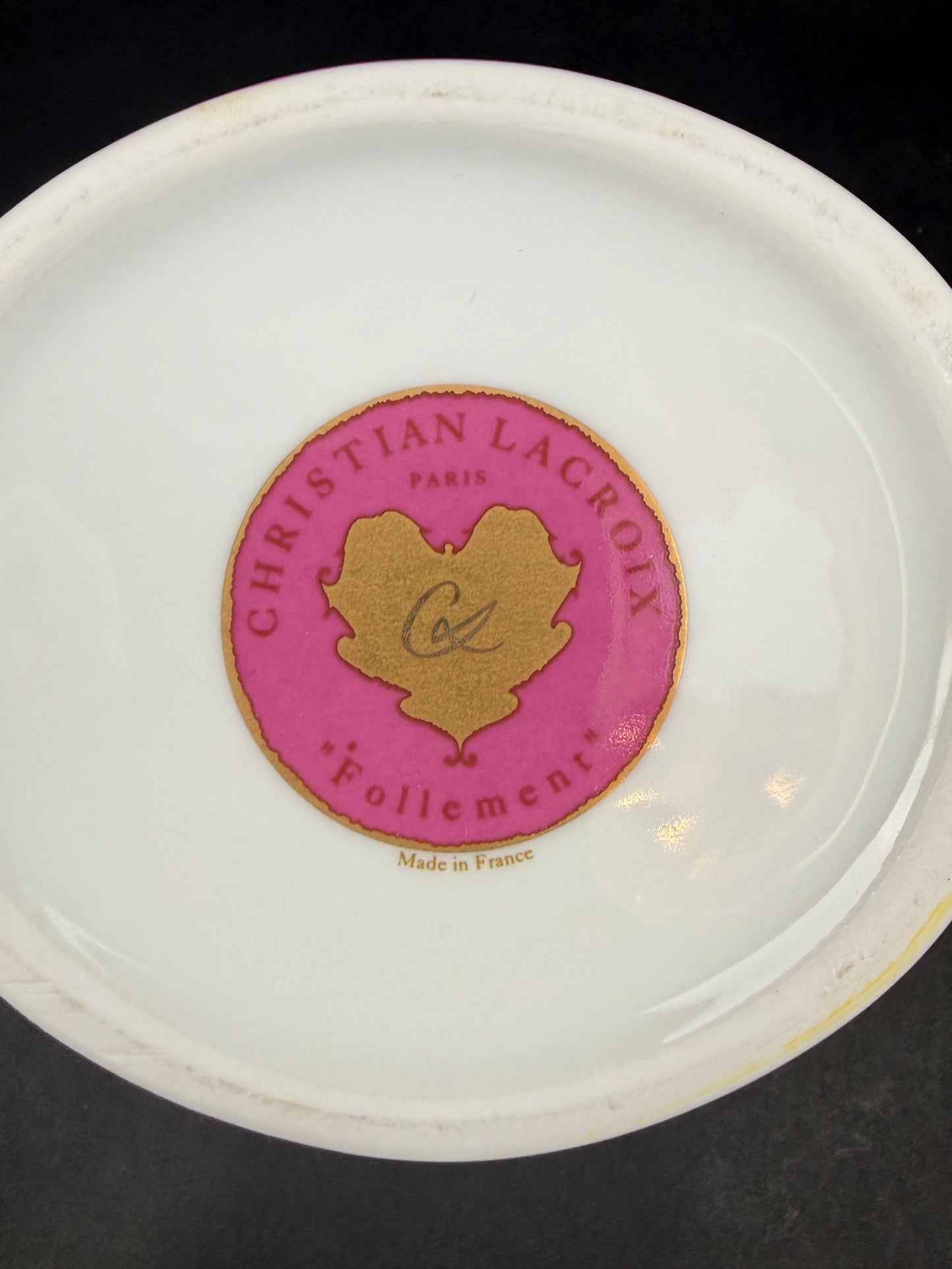 Christian Lacroix, théière en porcelaine modèle Follement