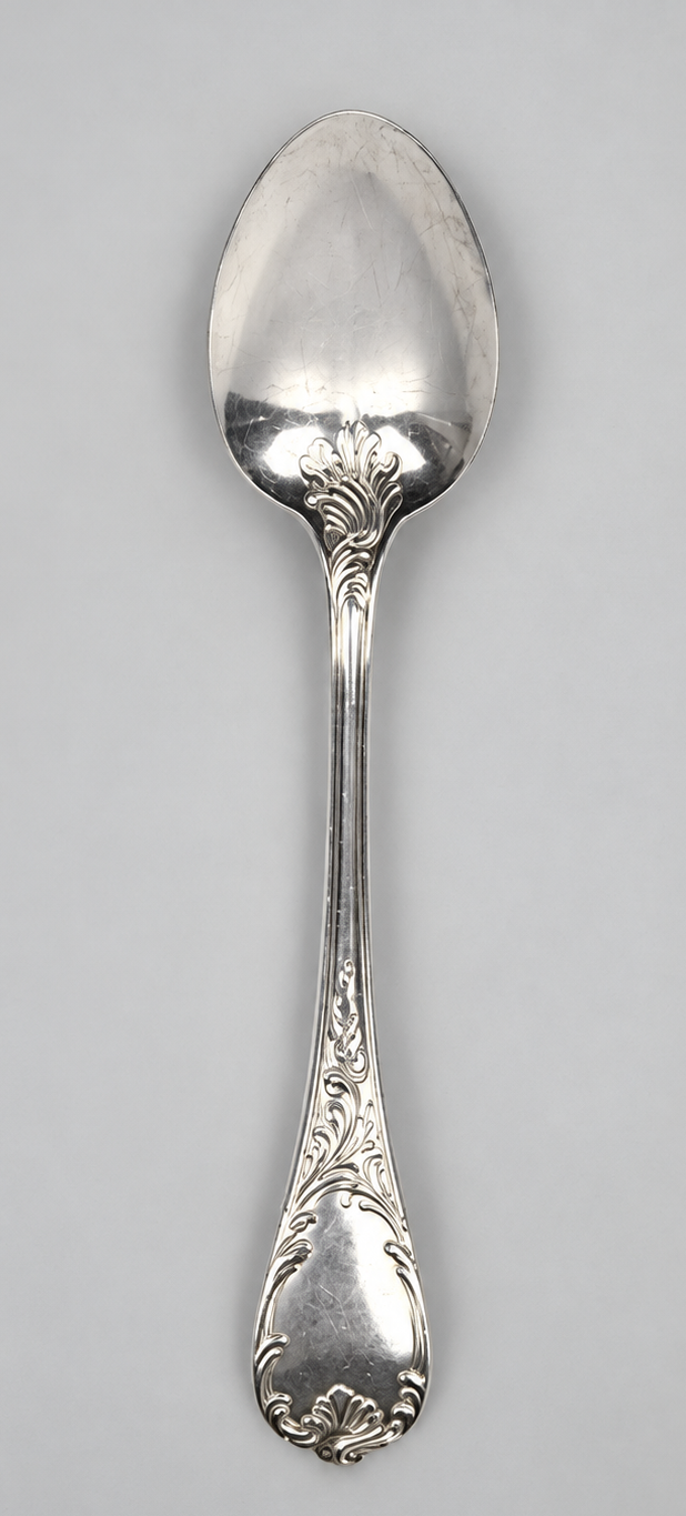 Cuillère à soupe Christofle Marly, vue du revers